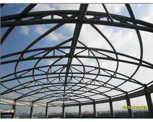 莱芜中煤朔州宾馆管桁架工程